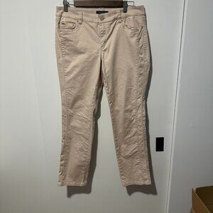 White House Black Market Blanc 101 Slim Ankle Pants – Beige – Size 10R